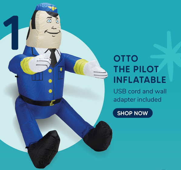 Otto the Pilot Inflatable
