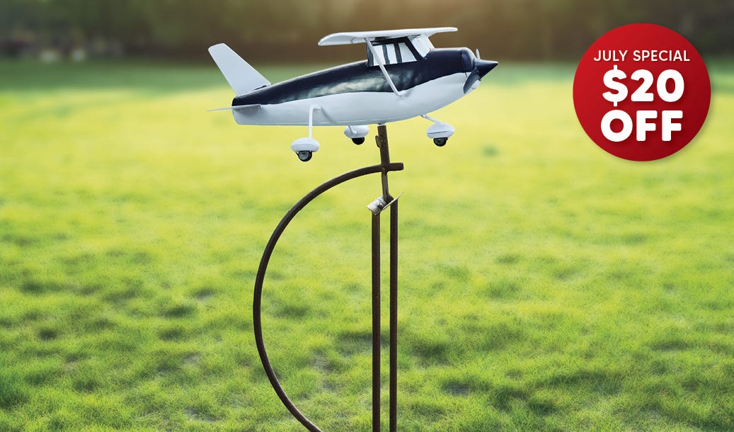 Balancing Airplane Wind Rocker