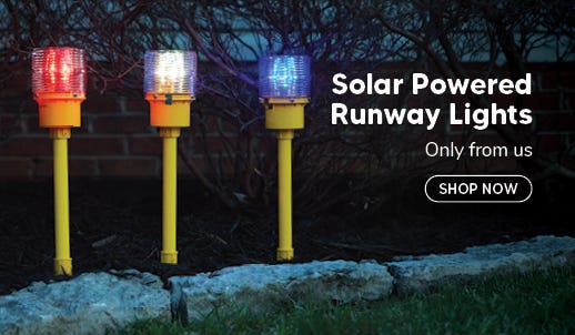 Solar Powered Runway Light