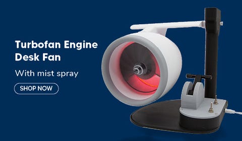 Turbofan Engine Desk Fan