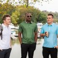 Scene shot of multiple shirts on models thumbnail