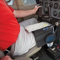 kneeboard strapped to pilot's leg  thumbnail