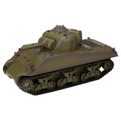 Remote Control Sherman Tank on white 