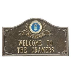 Personalized United States Air Force Wall Plaques
