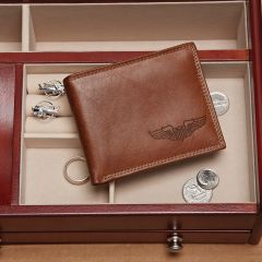 Pilot Wings Leather Wallet 
