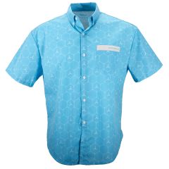 Tri-Prop AeroWear™ Button-Down Dress Shirt (Aqua Blue)