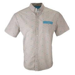 Tri-Prop AeroWear™ Button-Down Dress Shirt (Cold Gray)   