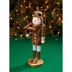 14” Aviator Nutcracker 