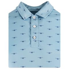 Final Approach AeroWear Blue Polo 