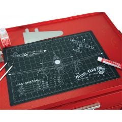 Self-Healing P-51 Mustang Model Builders Mat 