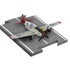 P-51 Tuskegee - Measures 4.25"l;wingspan 5"w