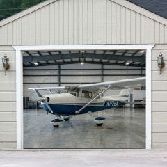 Aviation-Themed Single Garage Cover   