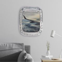 wall picture frame on white 