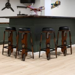 Propeller Bar Stools (Set of 4)