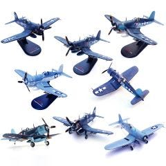 Vought F4U Corsairs (Complete Set of 8) Die-Cast Models