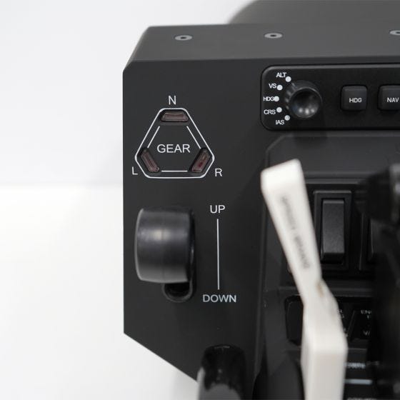 Throttle Quadrant up close 
