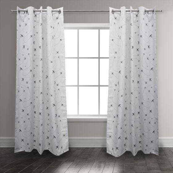 jet trails curtain set of 2 jet trails curtain set of 2