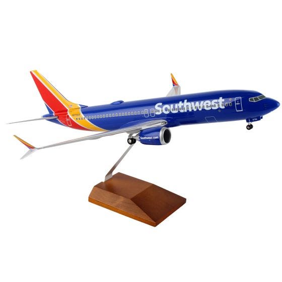 SkyMarks Supreme Southwest Boeing 737 MAX 8 Model side