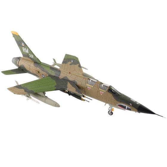 Thunderchief Red River Die-Cast Model right side Thunderchief Red River Die-Cast Model right side
