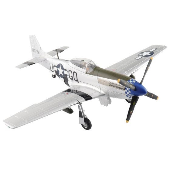 P-51D Mustang Grim Reaper Die-Cast Model side P-51D Mustang Grim Reaper Die-Cast Model side