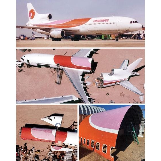 Lockheed L-1011 TriStar Hawaiian Airlines PlaneTag