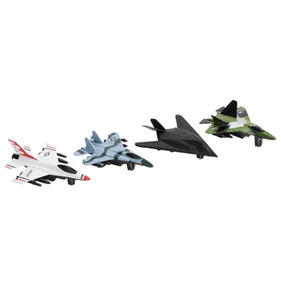 USAF Jet Squadron Die-Cast Variety Pack on white