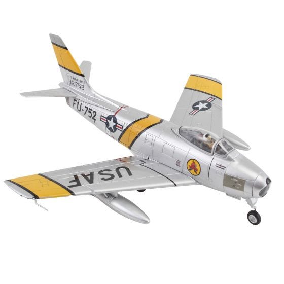 F-86E Sabre George Davis Model on white