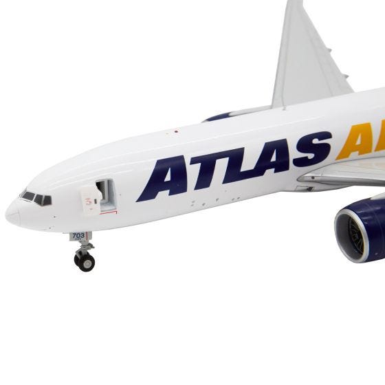 Atlas Air Boeing 777-200LRF Interactive Die-Cast Model