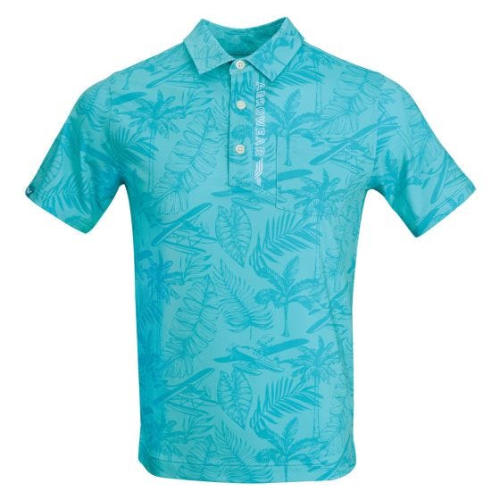 Aloha Aviator AeroWear Polo front Aloha Aviator AeroWear Polo front