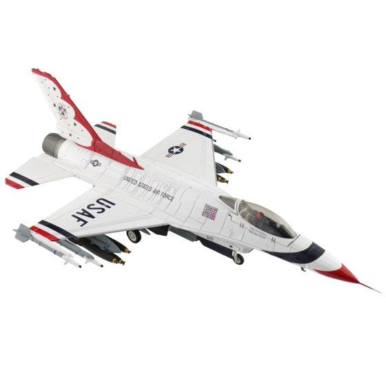 F-16C Thunderbirds #10 Die-Cast Model right side F-16C Thunderbirds #10 Die-Cast Model right side