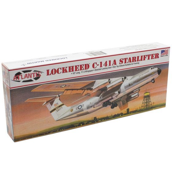 C-141 Starlifter Model kit front of box