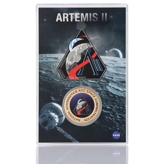 Artemis II coin - front