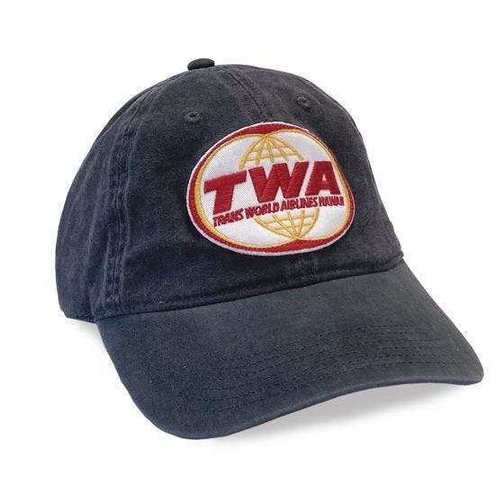 Front view of TWA Hat