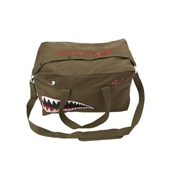 Flying Tigers Hat and Duffel Bag