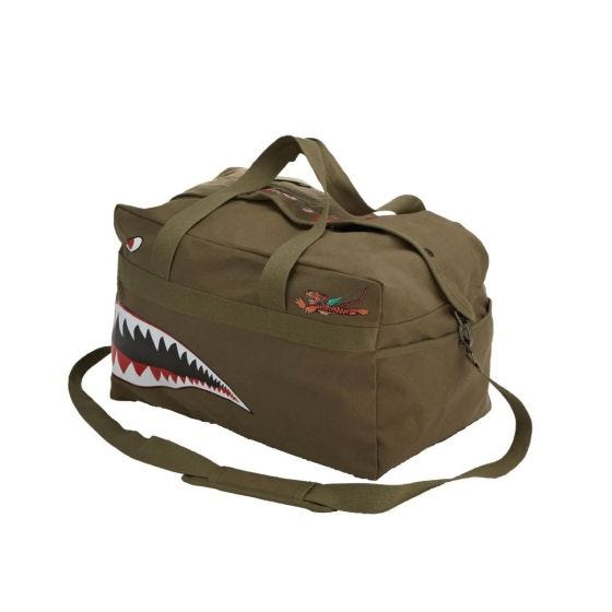 Flying Tigers Hat and Duffel Bag