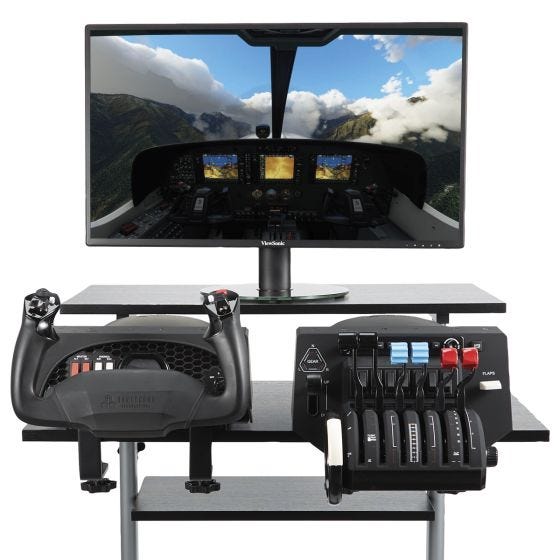 Flight Simulator Yoke and Bravo Throttle Flight Simulator Yoke and Bravo Throttle