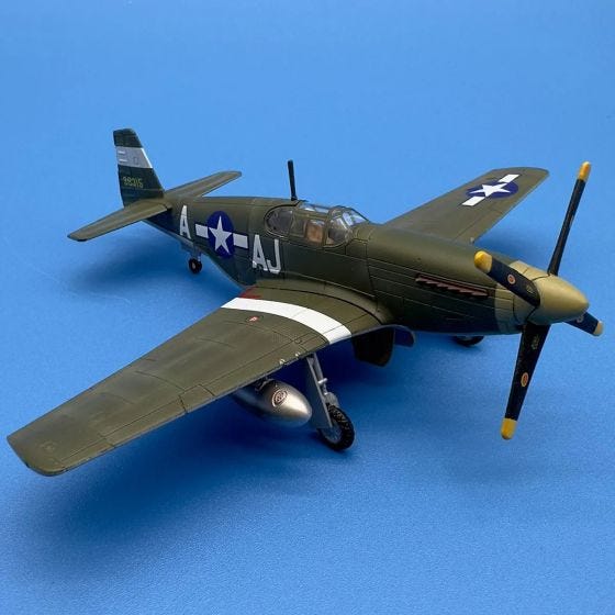 Complete Set of P-51B Mustang Die-Cast Models