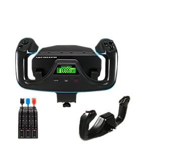 Logitech G (Saitek) Flight Simulator Yoke with Throttle Quadrant