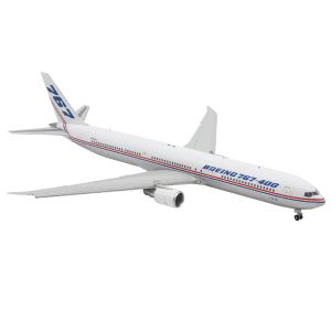 Boeing 767-400ER House Livery w/Flaps Die-Cast Model