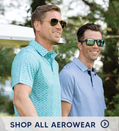 Two men wearing Aerowear gear