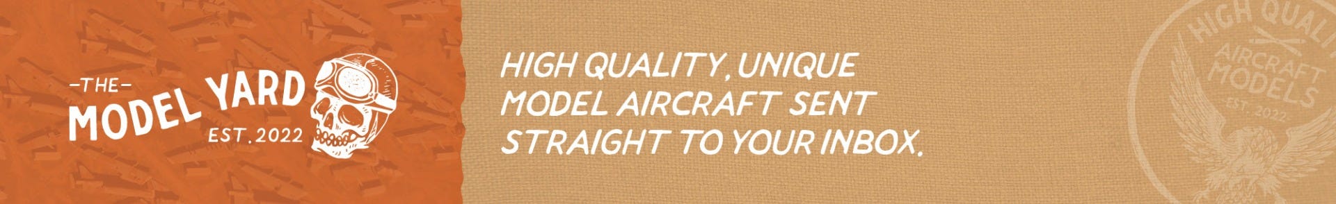 Model Yard Email Signup Banner