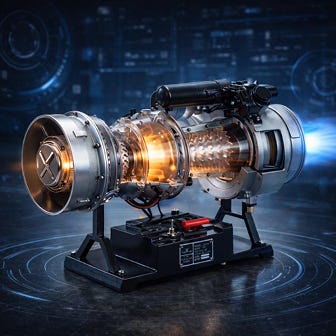 T700 Helicopter Motorized Engine Display Model Over 470 parts!