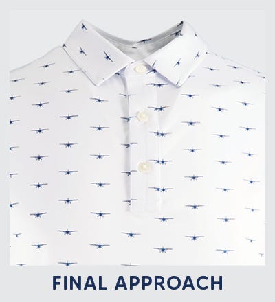 Final Approach white T-shirt