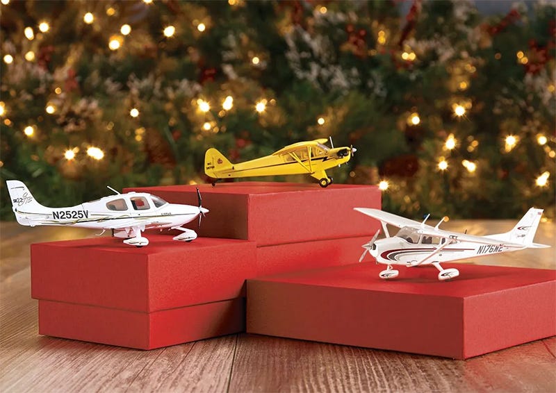 3 Models in Christmas Scene