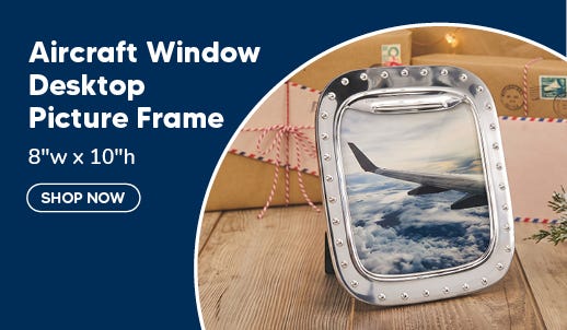 Aircraft Window Desktop Picture Frame - 8