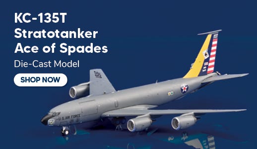 KC-135T Stratotanker Ace of Spades Die-Cast Model