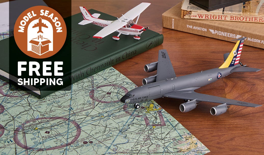 It's Model Season! FREE Shipping. Add any model to your order and earn free shipping! Ends 10/31. Picture of models and engine kit on desk.
