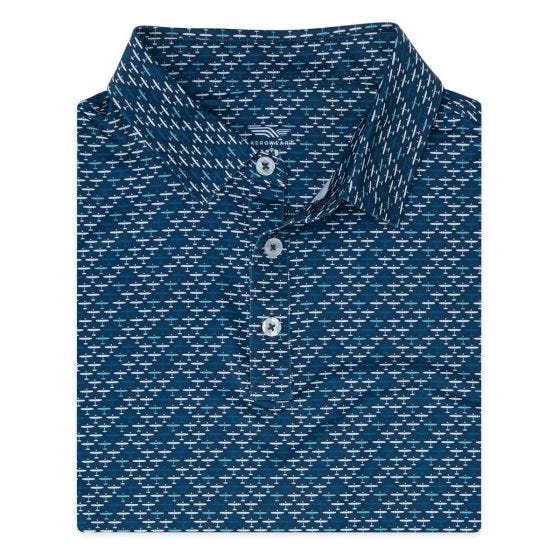 Folded shirt on white