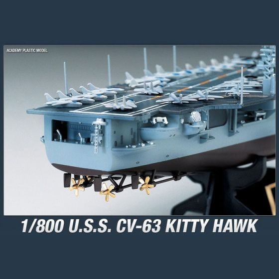 USS Kitty Hawk CV-63 Model