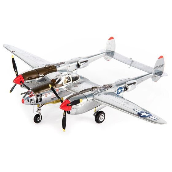 P-38J Lightning “Richard Bong” Die-Cast Model